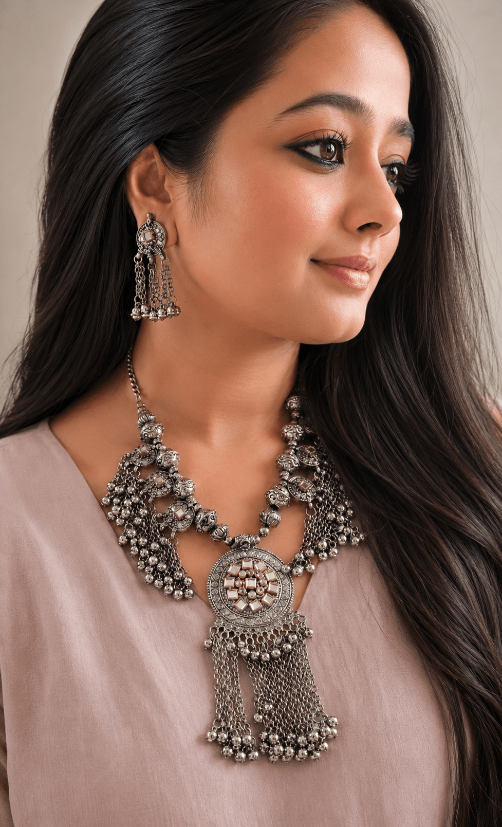 Lambani Tribal Necklace Set