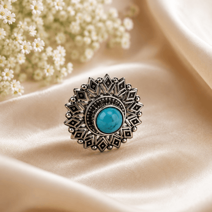 Turquoise Sunspell Ring