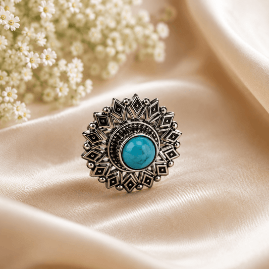 Turquoise Sunspell Ring