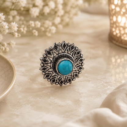 Turquoise Sunspell Ring