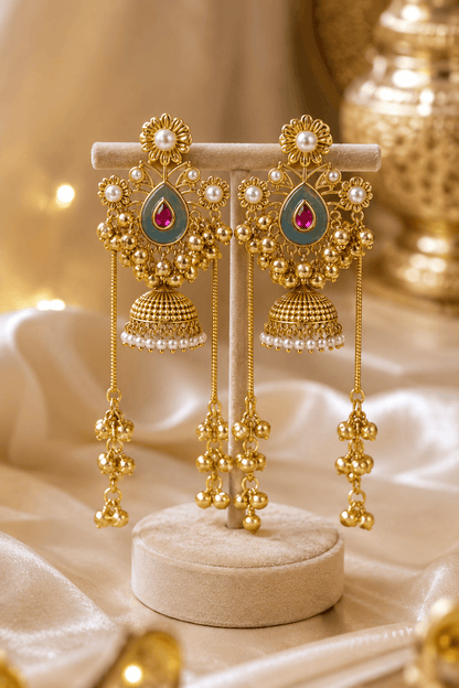 Heena Kashmiri Jhumkas