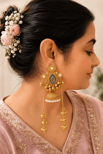 Heena Kashmiri Jhumkas