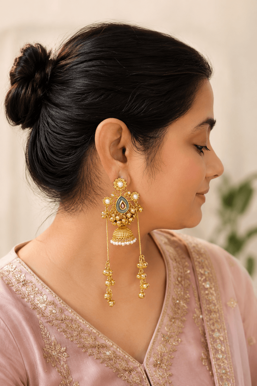 Heena Kashmiri Jhumkas