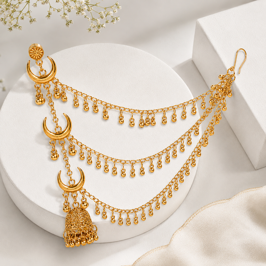 Triveni Triple Layered Jhumka