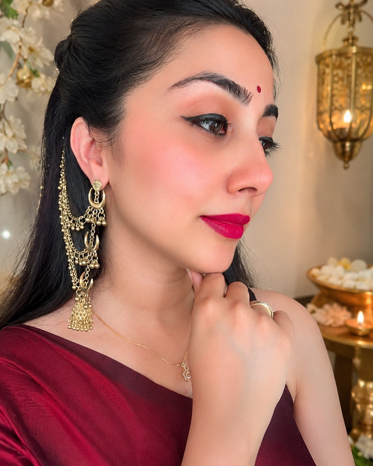 Triveni Triple Layered Jhumka