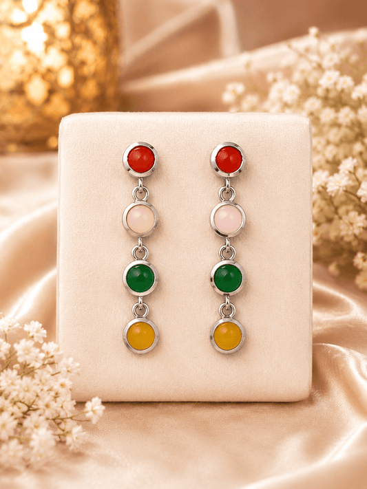Carnival gemstone drops