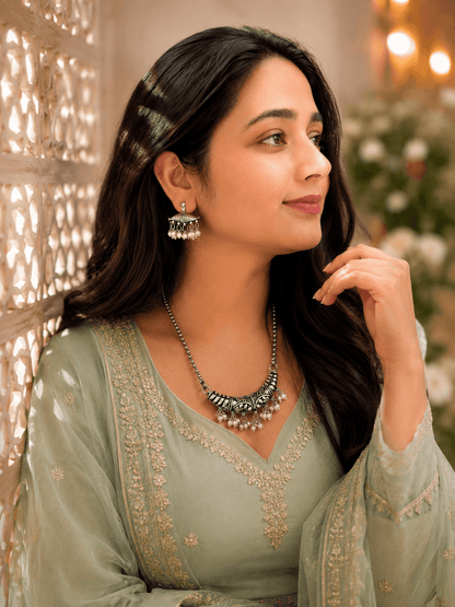 Chandrika Pearl Necklace Set