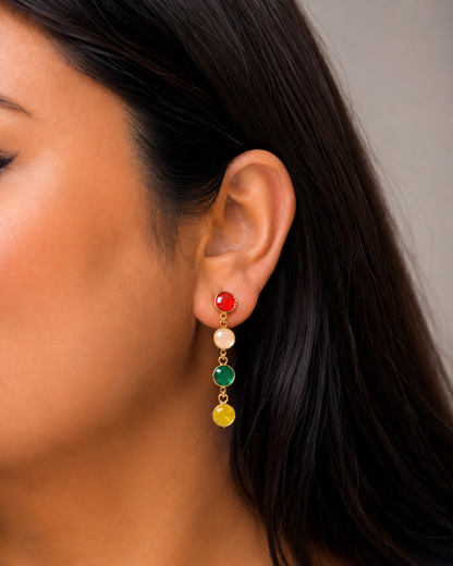 Carnival gemstone drops