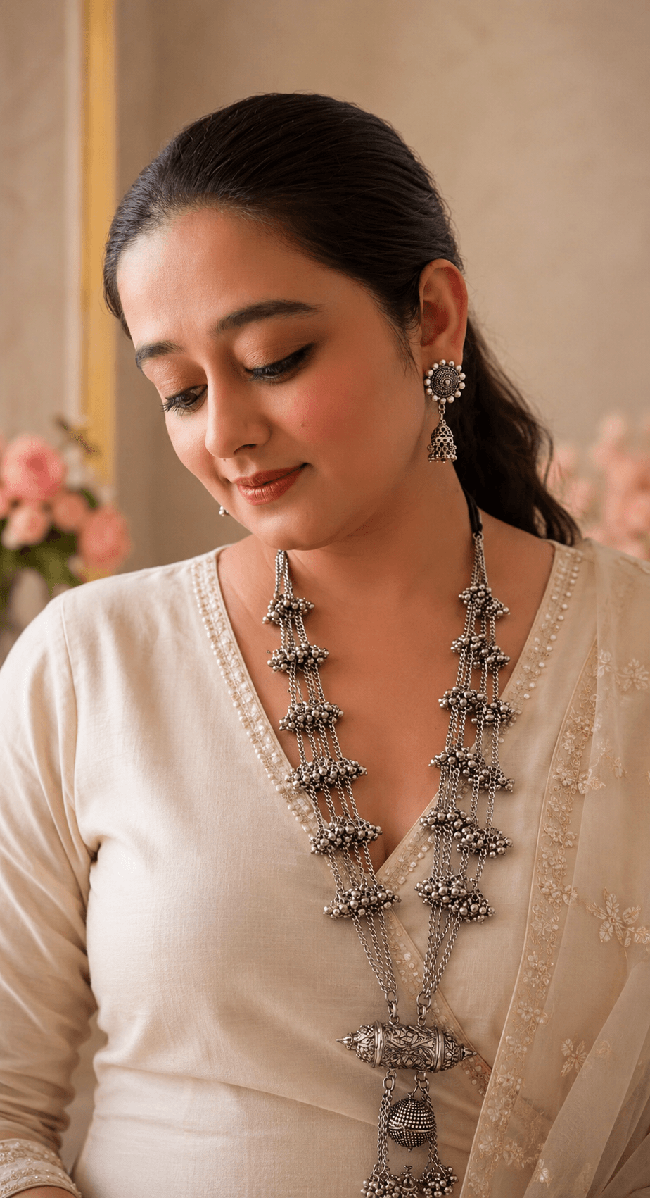Ghungroos Gossip Layered Necklace Set