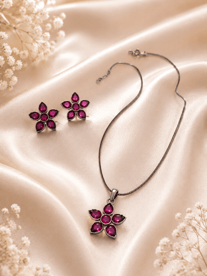 Petal Grace Pendant Set