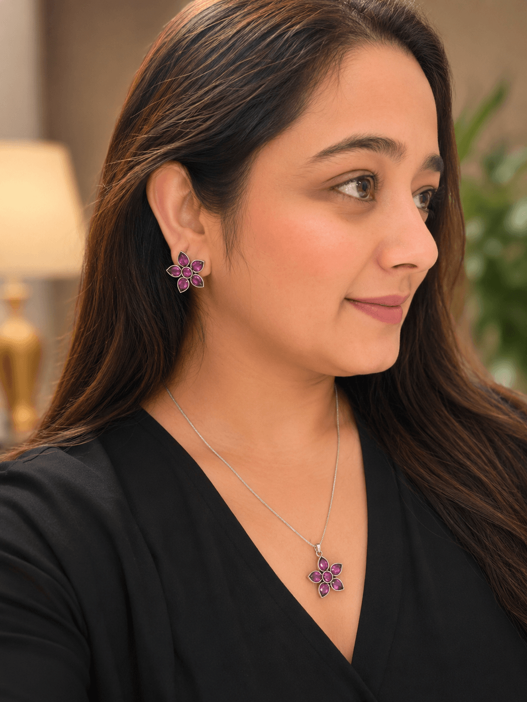 Petal Grace Pendant Set