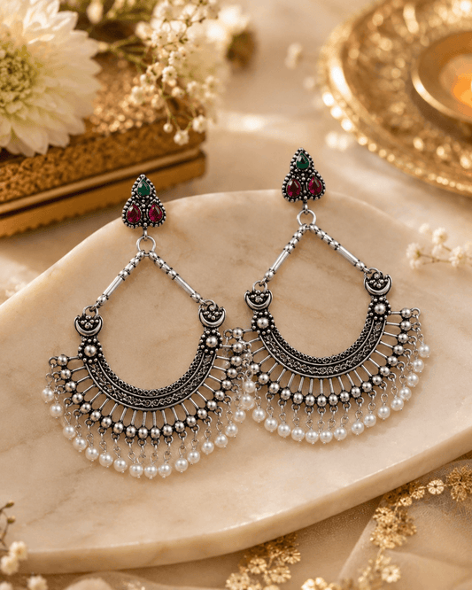 oxidised earrings
oxidised jhumka earrings
oxidised jhumkas
oxidised silver earrings
tribal oxidised earrings
boho oxidised earrings
oxidised earrings for women
Chandbalis 
Festive earrings 
Statement earrings 
Jhumkas 