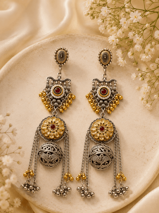 Rabaab Kashmiri Earrings