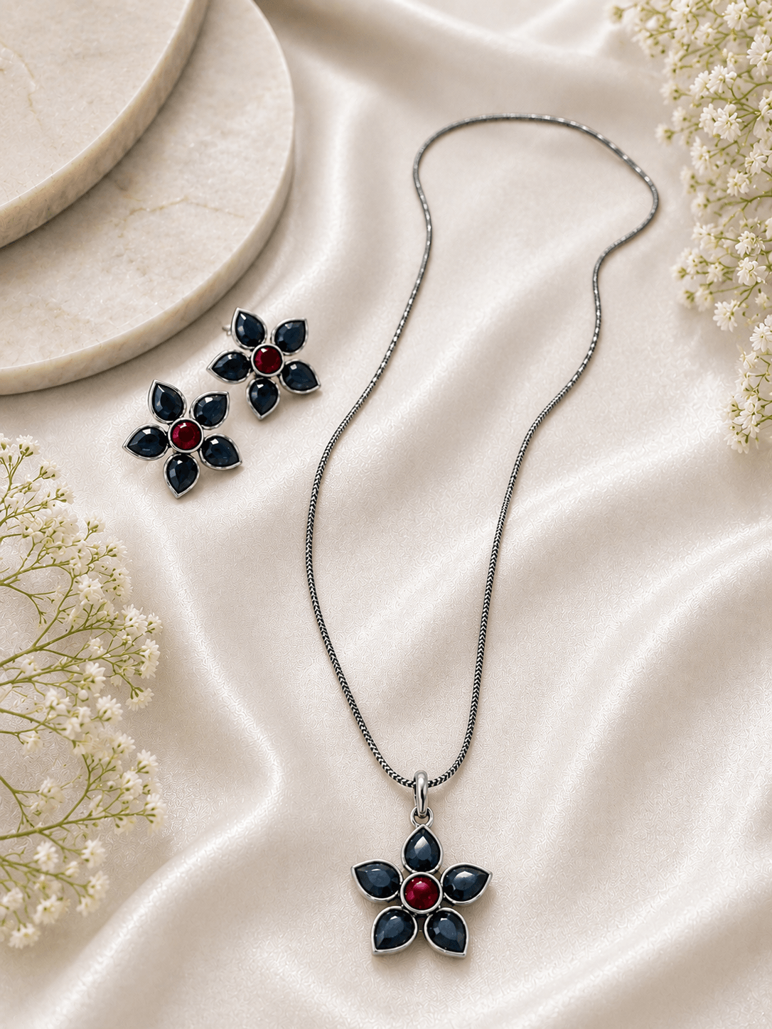 Petal Grace Pendant Set