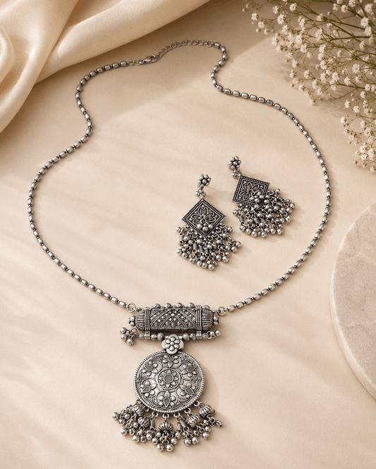 Zariya Long Necklace Set