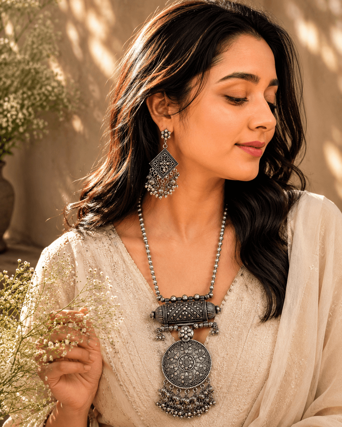 Zariya Long Necklace Set